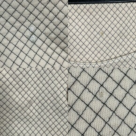 💯Authentic Chanel Cream & Black Patent Leather & Knit Quilted Bowler Bag🍀 - Picture 17 of 17